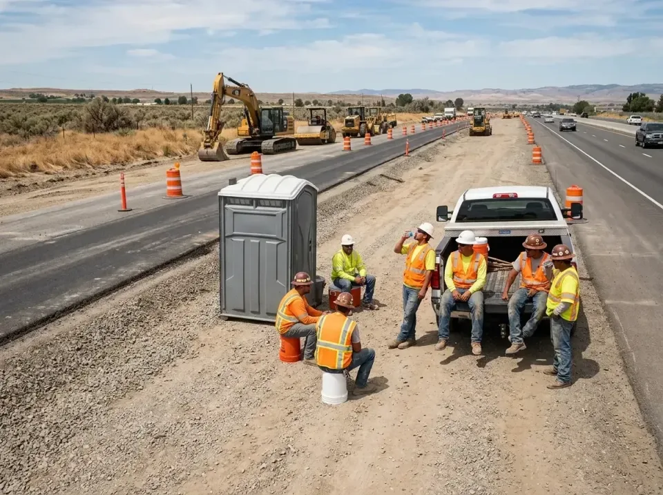 highway-road-construction-crew-007 — frequently asked questions, Porta Potty and Restroom Rentals in Huntington Beach, CA